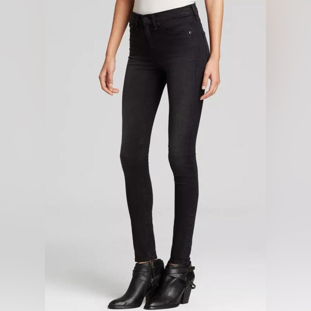 rag & bone Women's Black Jeans, size 25, inseam 29 color Premier